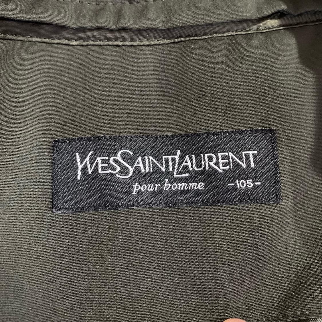 입생로랑 딥카키 스몰로고 윈드 자켓 상품이미지6