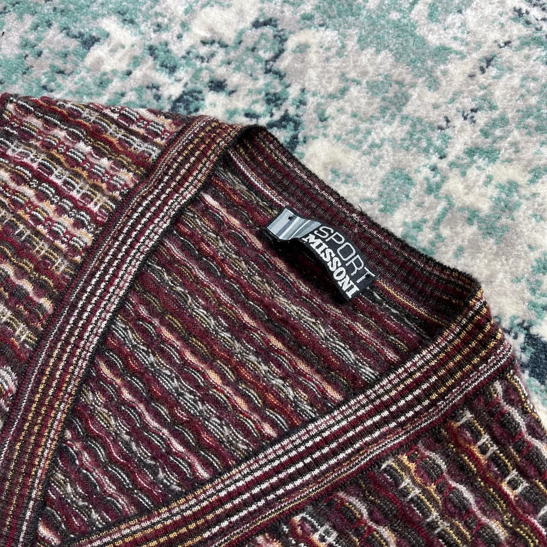 Italy Missoni 미쏘니 니트 패턴 조끼 베스트 (M) 상품이미지3