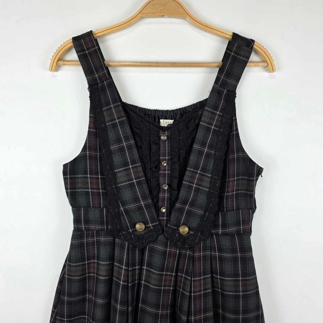 axes femme 체크 원피스  상품이미지2