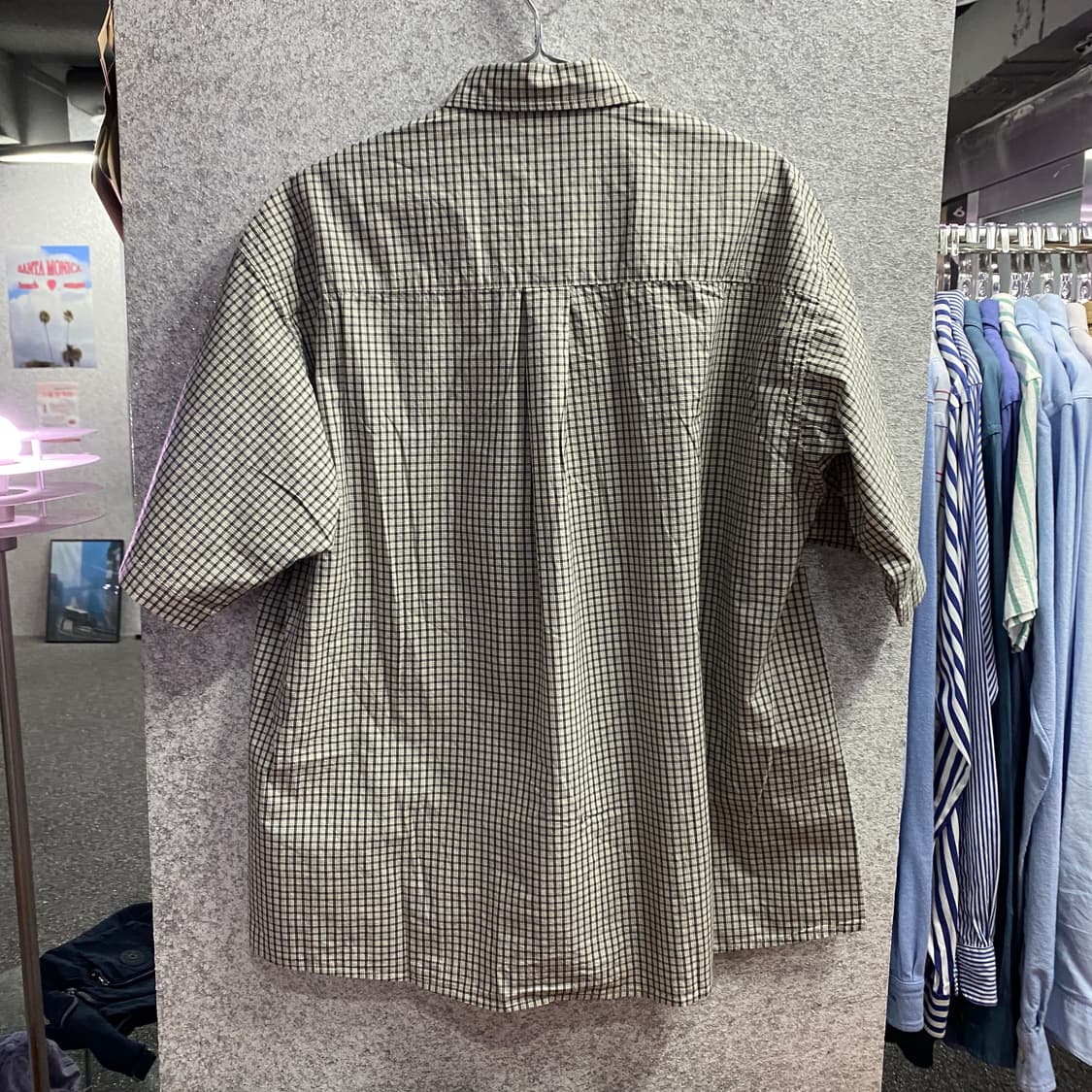 파르티멘토 원포켓 체크패턴 반팔 셔츠 B4551 상품이미지4