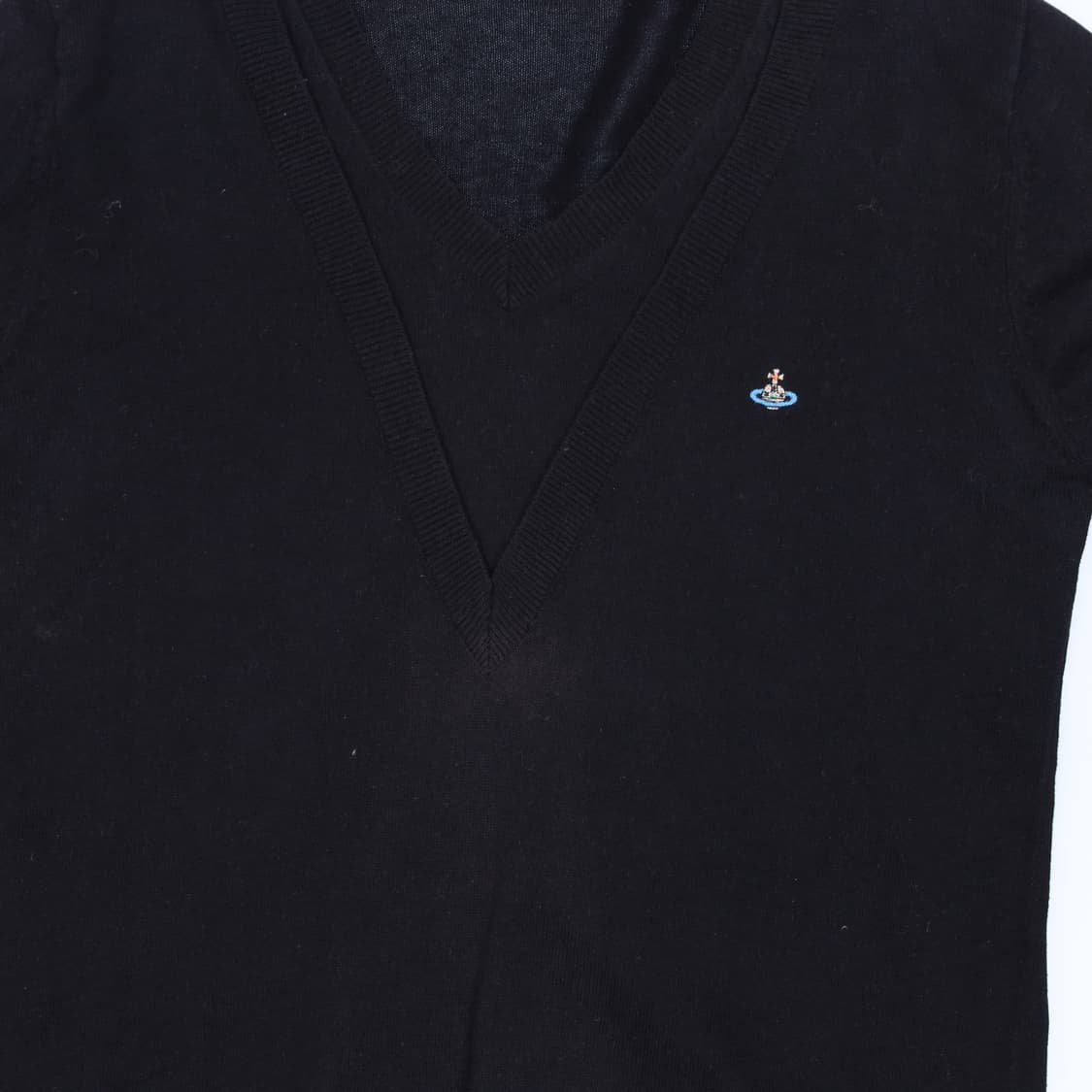 [44반정도] 여성 명품 브이넥 긴팔니트 1104HR2 상품이미지4