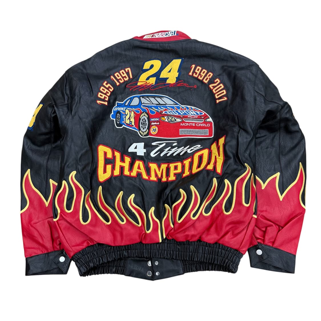 플레임 레더 레이싱자켓 상품이미지2