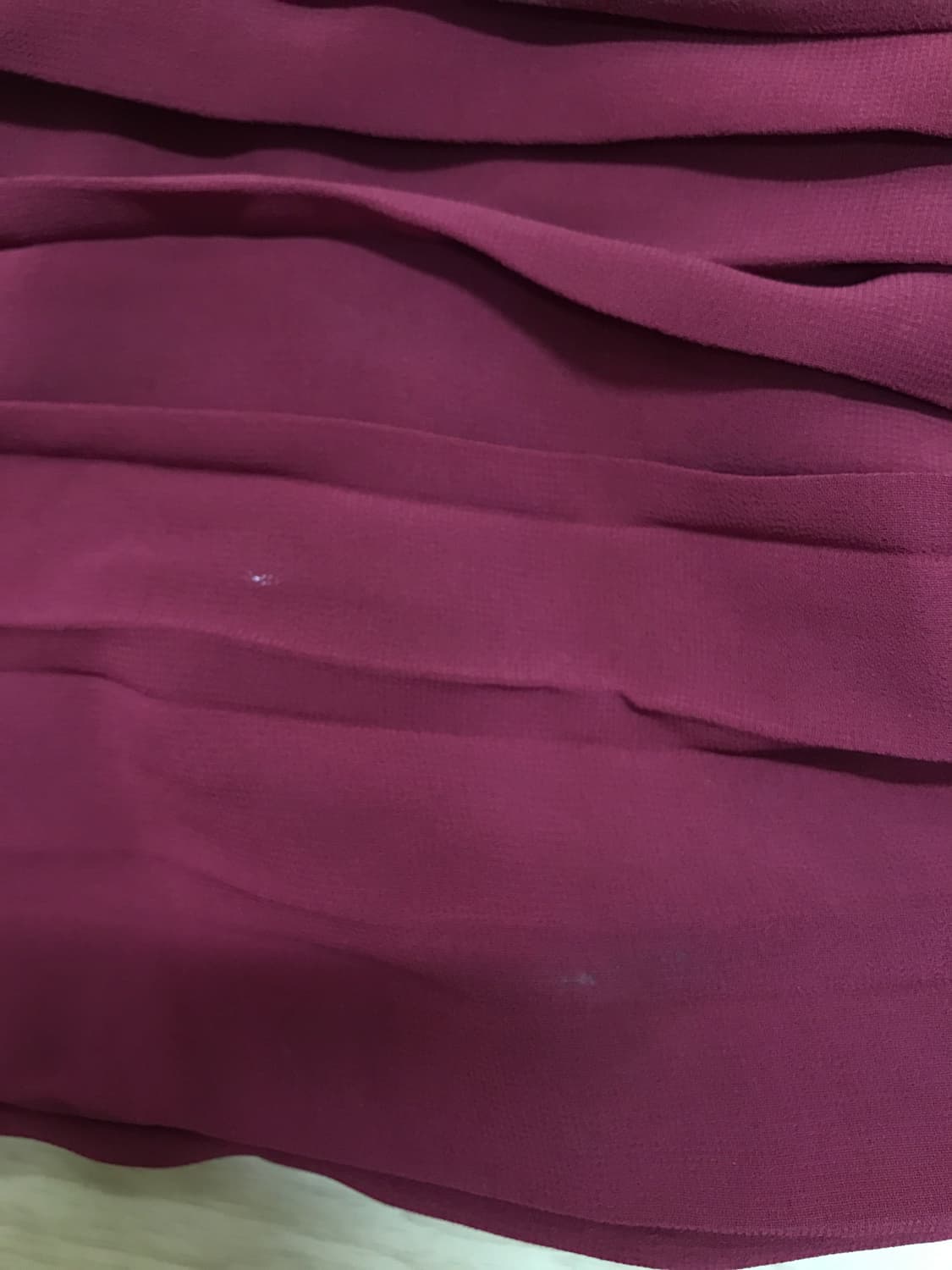 롱 스커트 와인색 상품이미지5