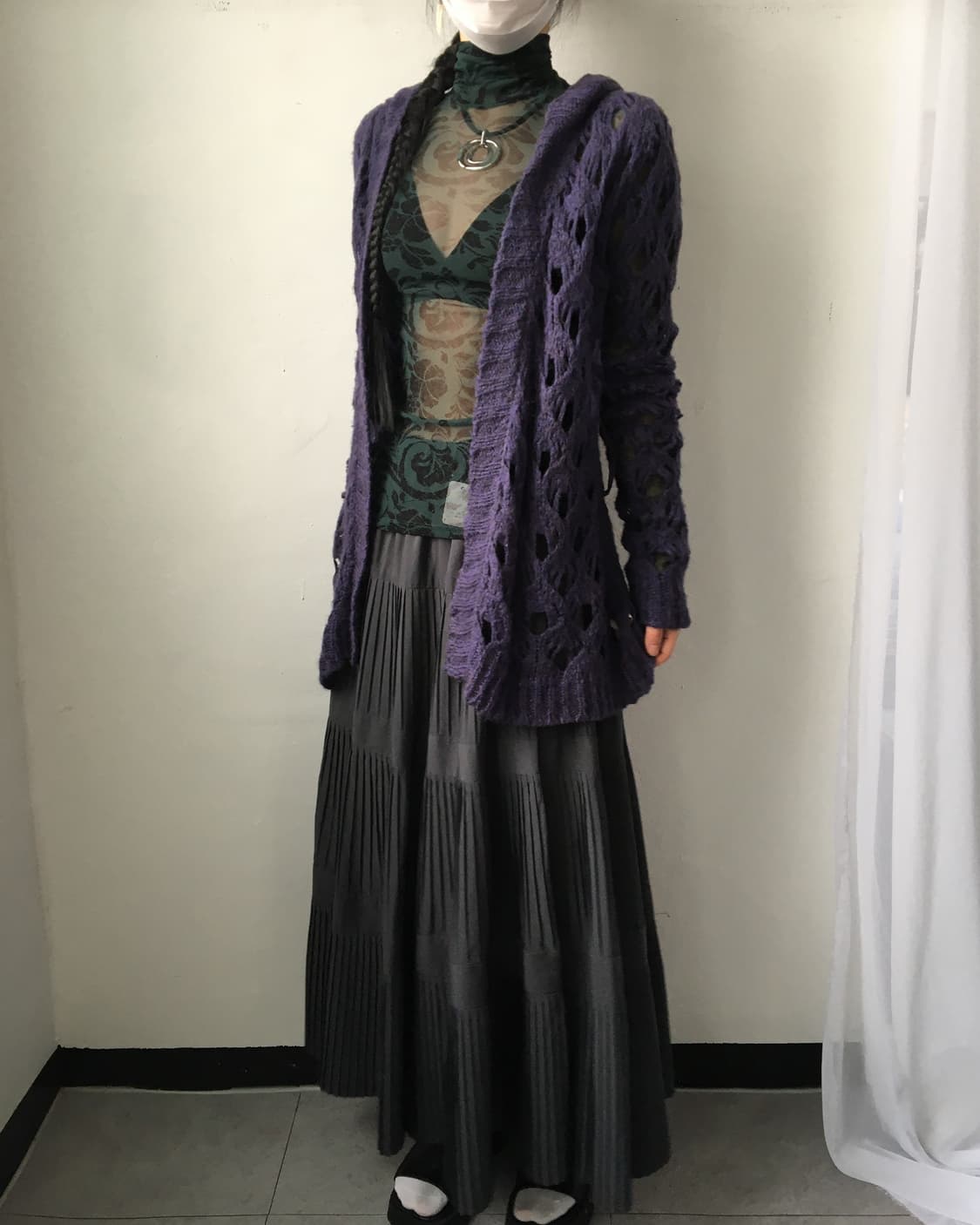 Diesel punching knit open cardigan 상품이미지4