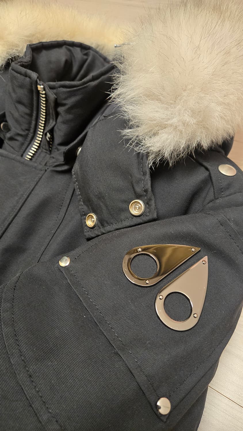 (정품)무스너클 스틸링 패딩 L 블랙 화이트퍼 신품급 컨디션! 교신O 상품이미지2