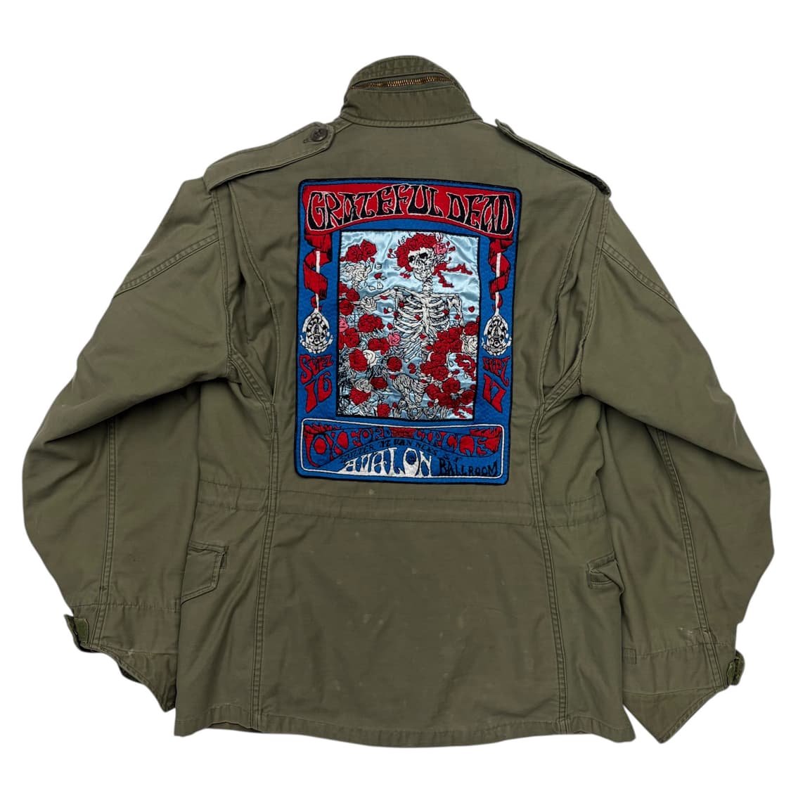 R13 그레이트풀데드 패치 M-65 필드자켓 OS 상품이미지1