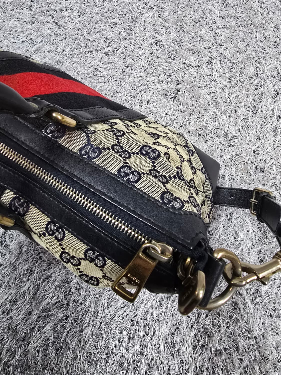 구찌 GG 캔버스 삼선 숄더백  상품이미지6