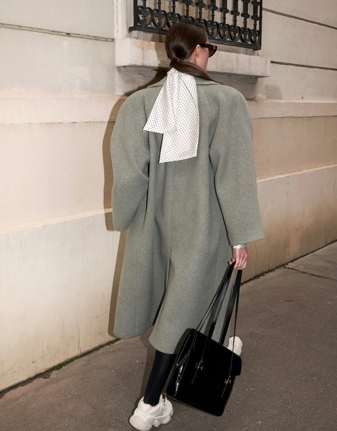 새상품)드래곤블루스 울 래글런 벨티드 롱 코트 M 상품이미지7