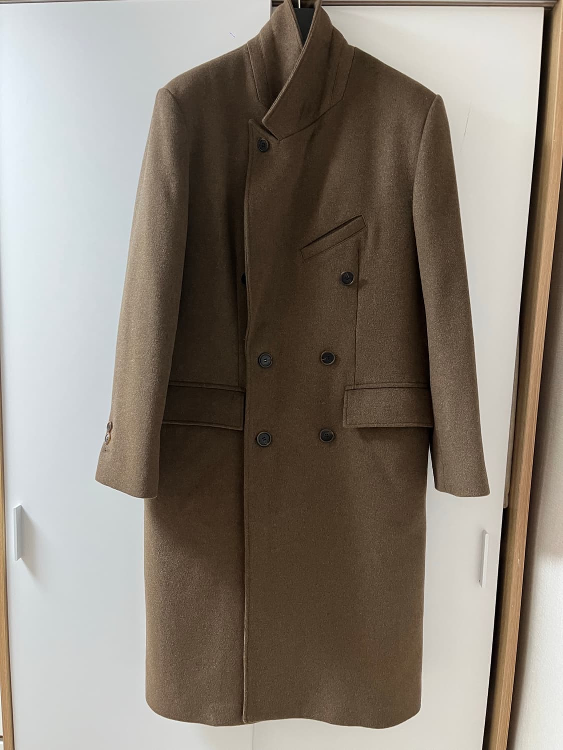 [타일레]시그니처 테일러드 코트_카키 브라운 (1) 상품이미지3