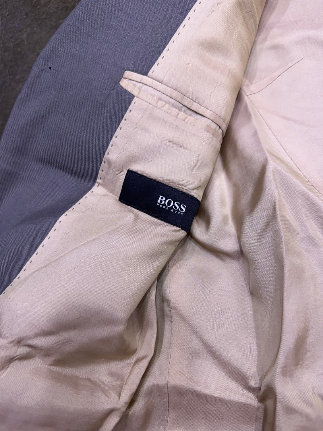 휴고보스 싱글 3버튼 블레이저 그레이 자켓 100 상품이미지7