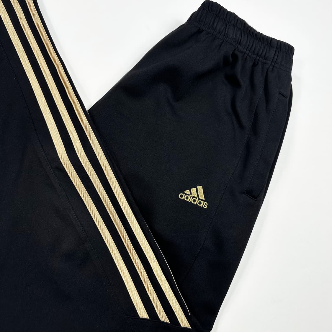 아디다스 오리지널 골드 블랙 트랙 츄리닝바지 (M) 상품이미지1