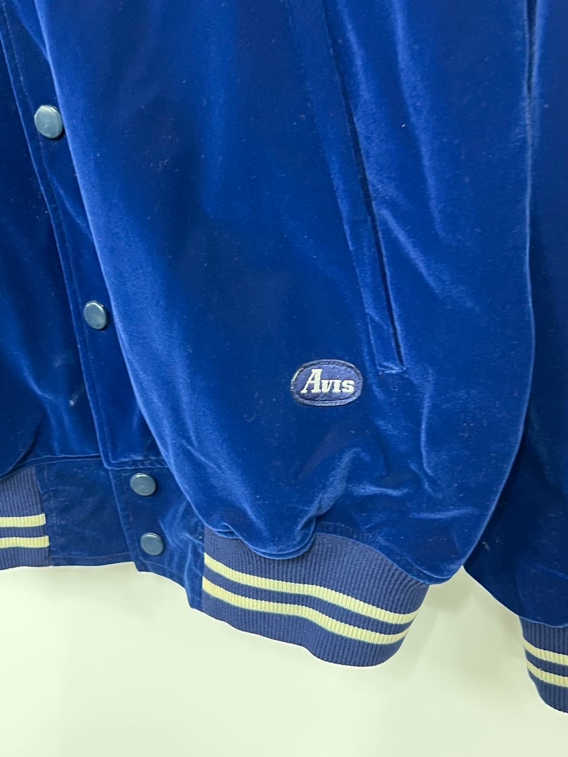 일본 재팬 빈티지 벨벳 스타디움 바시티 자켓 상품이미지3