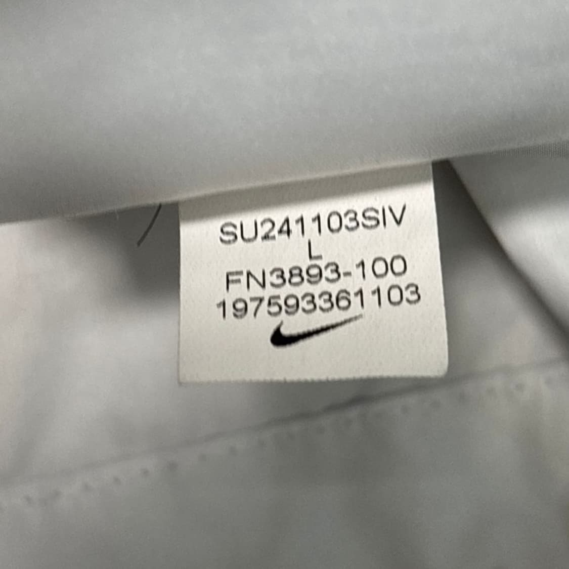 NIKE 클럽 마리나 아노락 자켓 화이트 L 상품이미지9