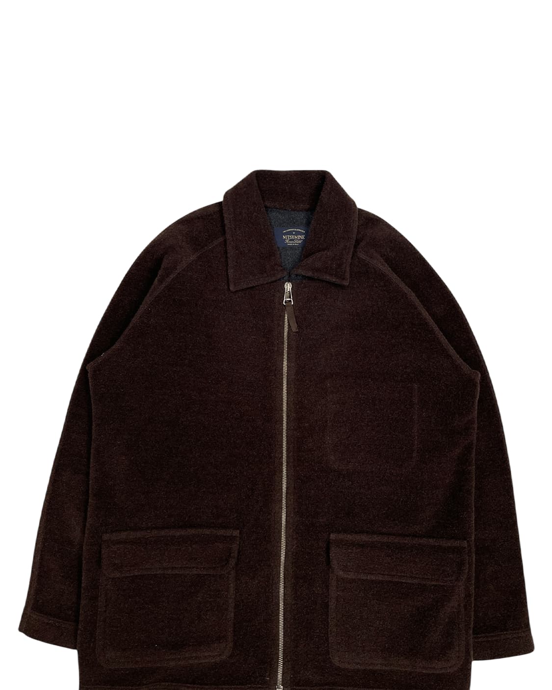 미츠미네 클래식 울 블루종 상품이미지6