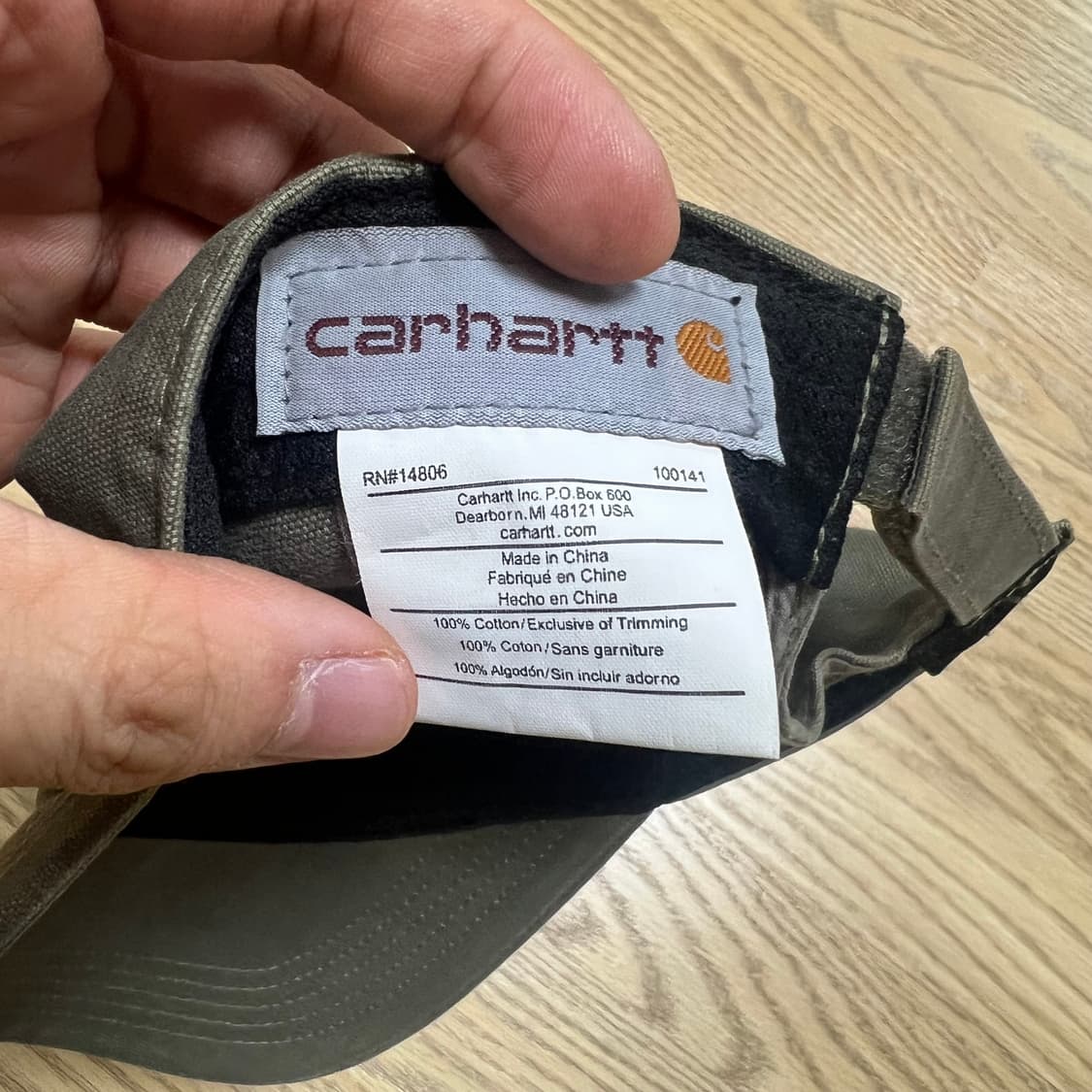 [CARHARTT] 칼하트 빈티지 오데사 카키 볼캡 상품이미지4