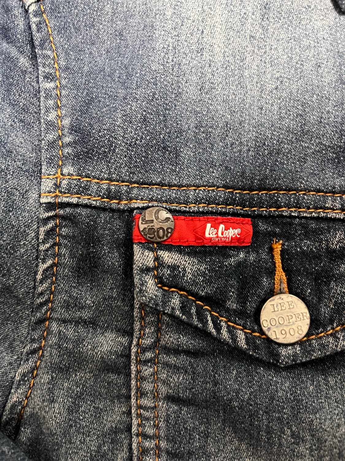 Lee Cooper London England 크롭 청자켓 상품이미지2