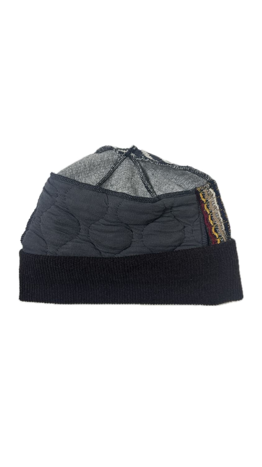 코이세이오 패치워크 비니 브라운 상품이미지3