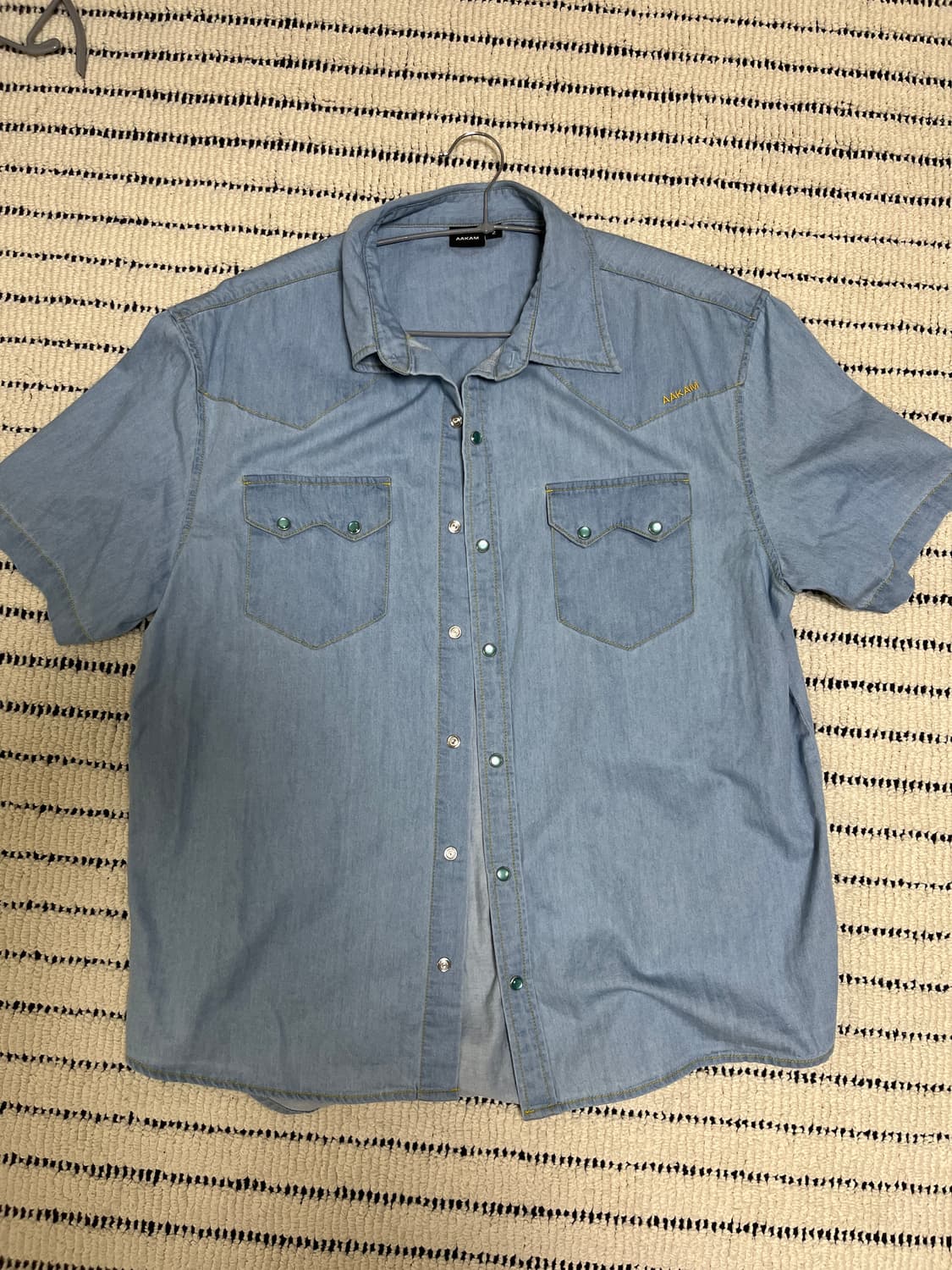 아캄 데님 웨스턴 셔츠 aakam denim western shirts 상품이미지4