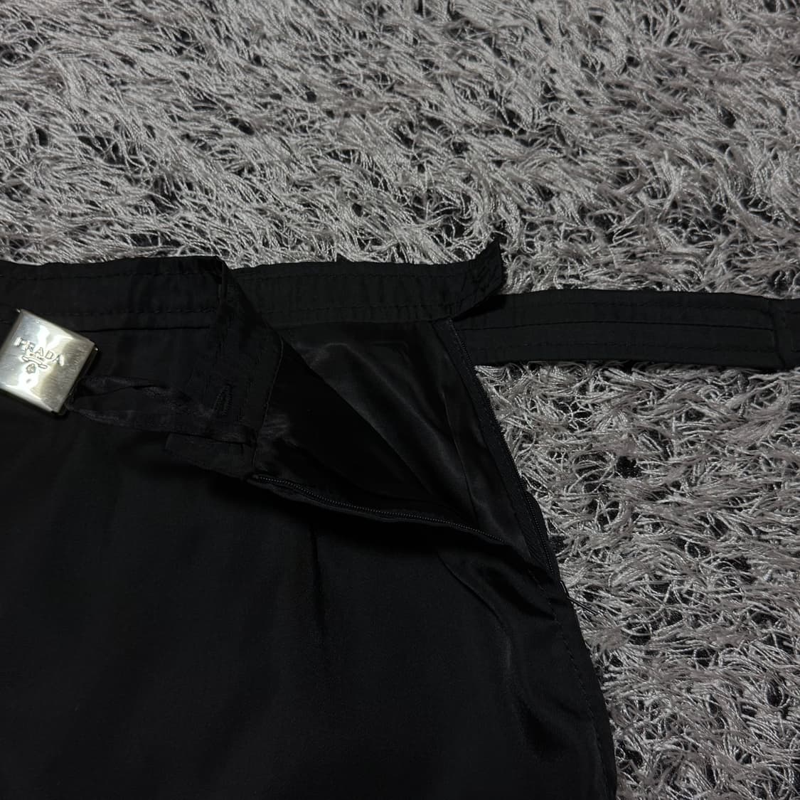 프라다 90s 아카이브 벨티드 스커트 S 상품이미지7