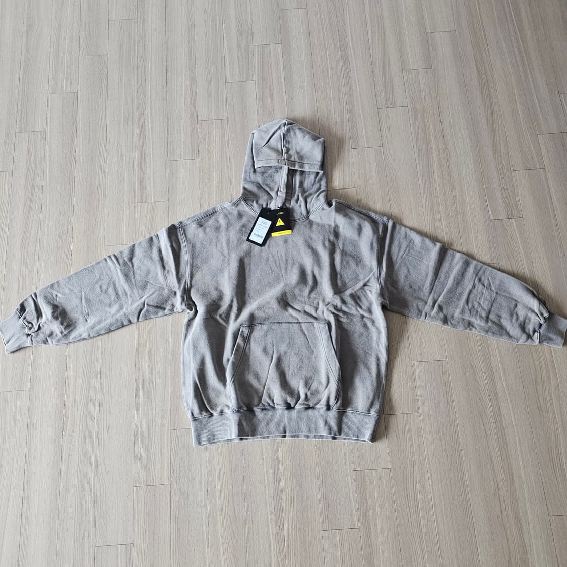 L 새제품) 무신사 스탠다드 프로스트 다잉 오버 후드 이지 YZY핏 상품이미지1