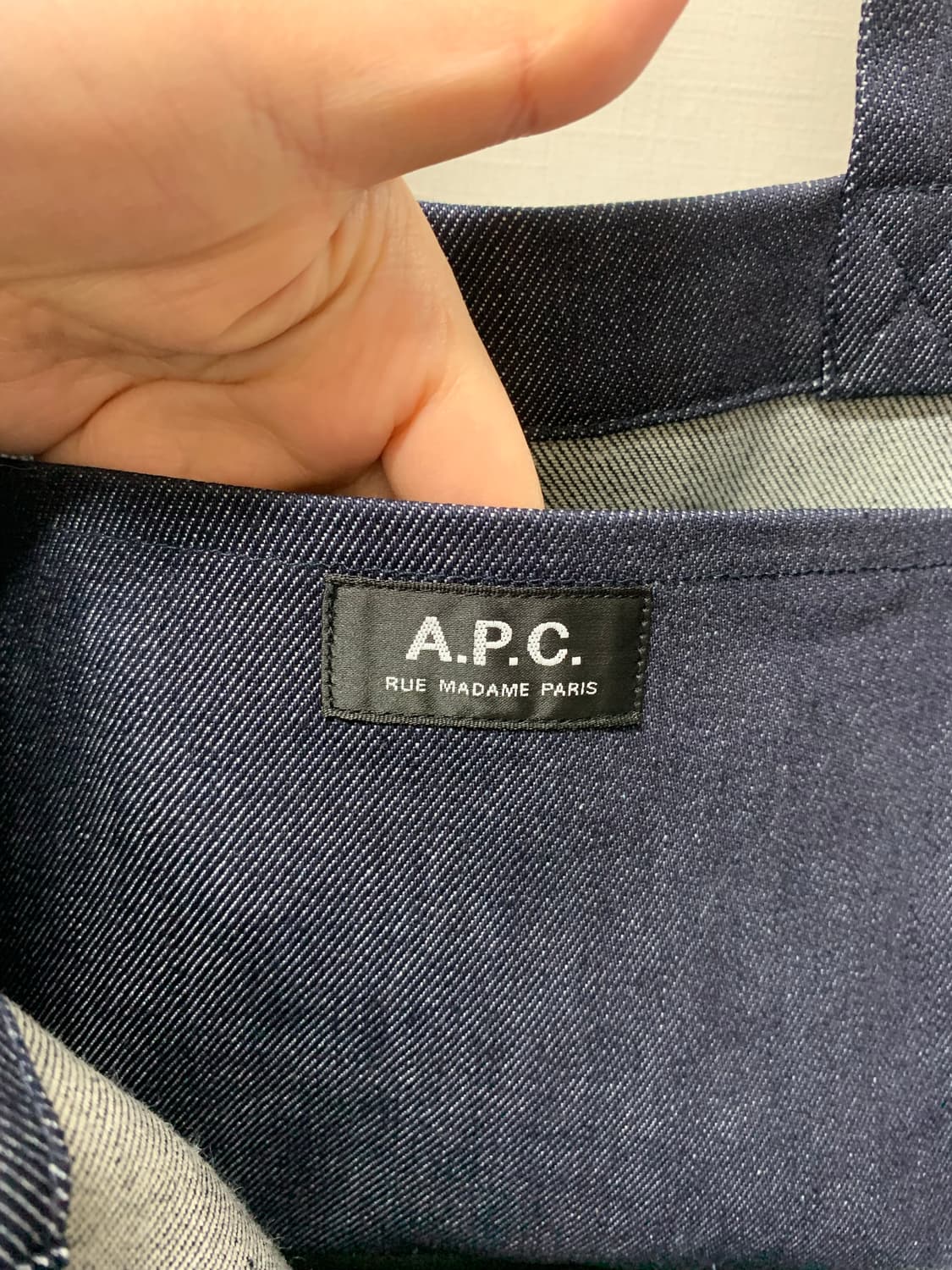 A.P.C 아페쎄 데님 플라워 백 상품이미지2