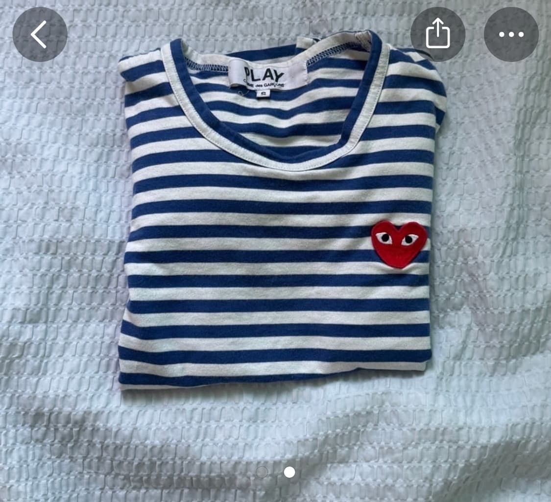 꼼데가르송 스트라이프 롱슬리브 상품이미지2