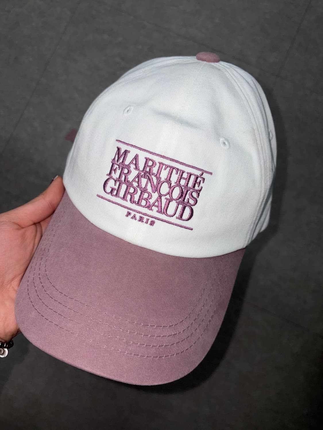 정품 마리떼 투톤 볼캡 상품이미지1