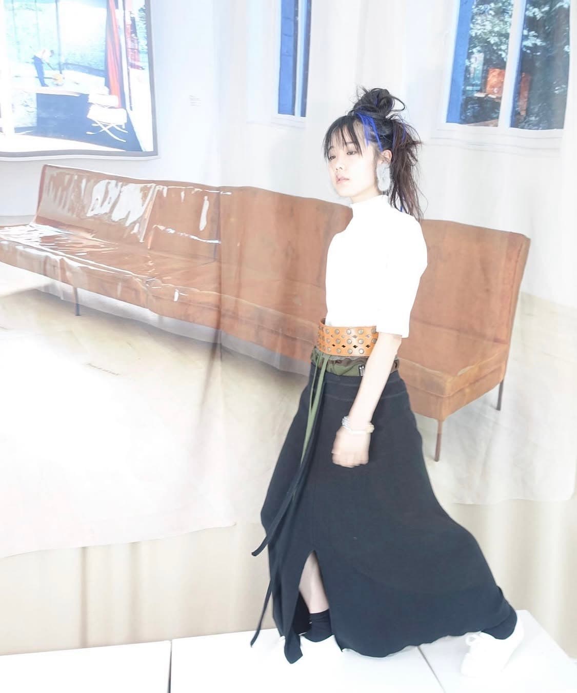 샵페어리 knit maxi skirt 상품이미지2