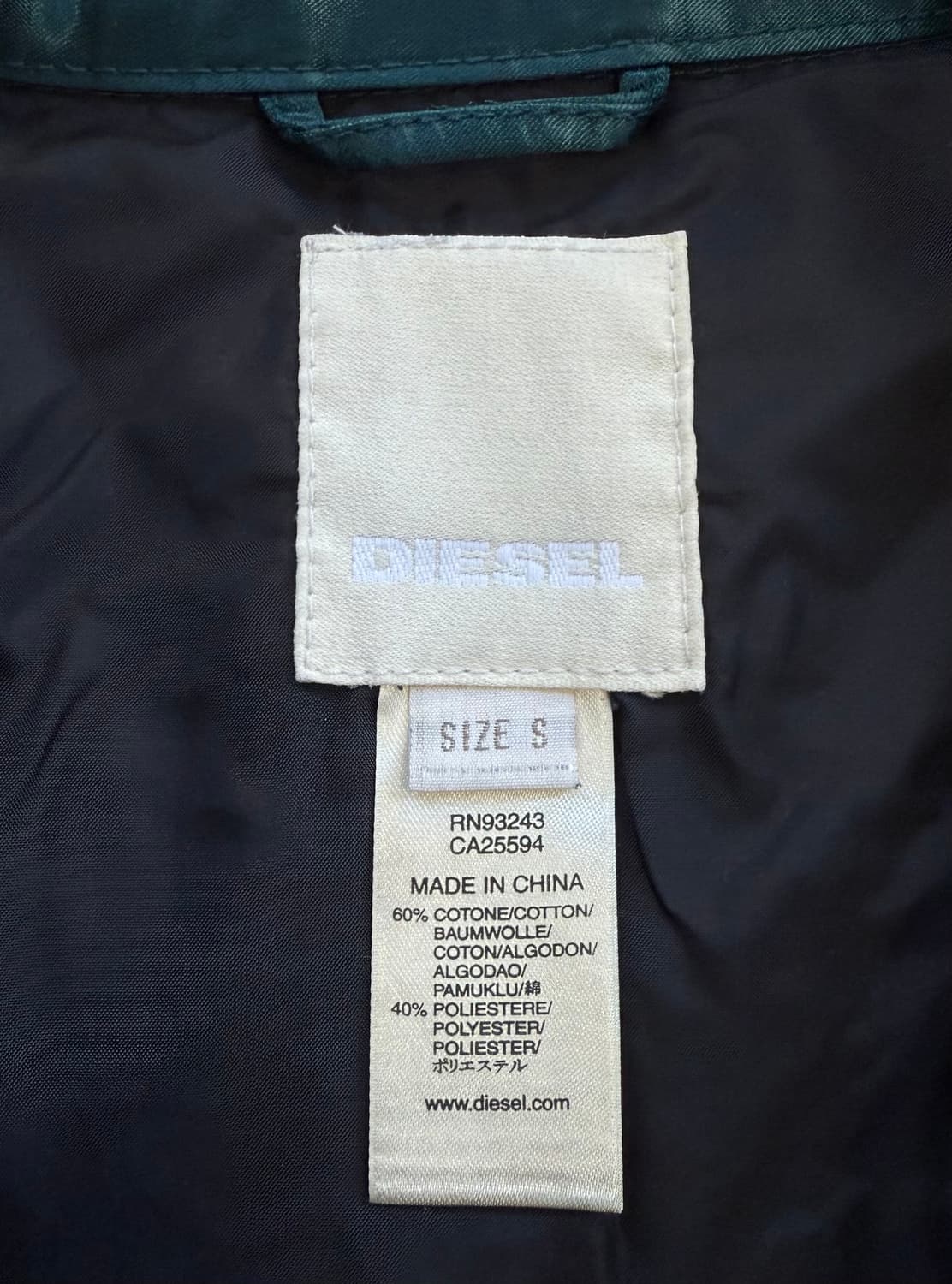 디젤 블랙 팬서 새틴 블루종 자켓 상품이미지7