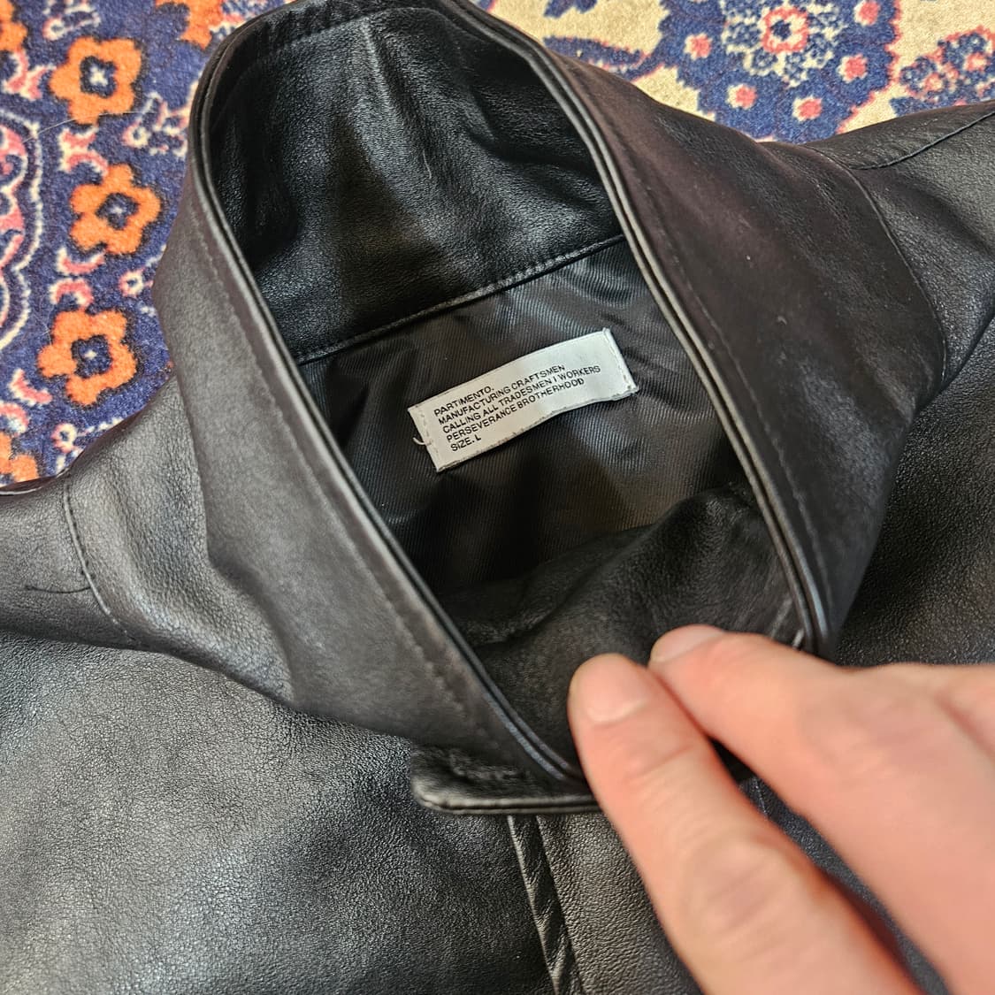 파르티멘토 비건 레더 필드 자켓 L size 상품이미지7