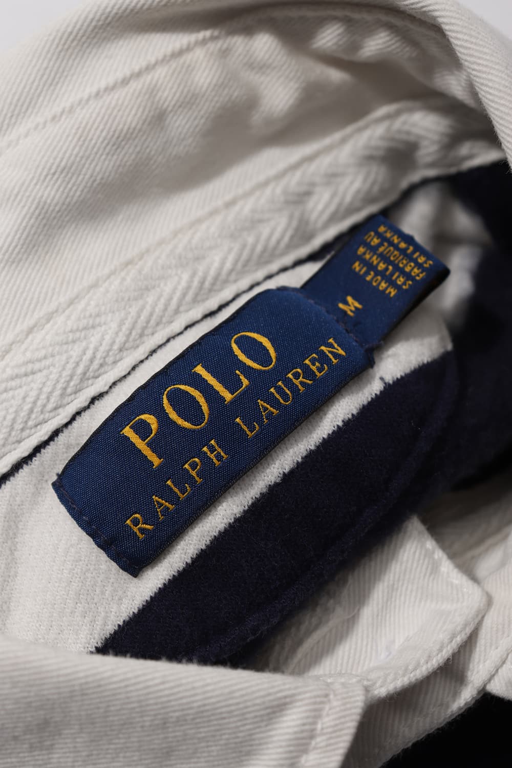 폴로 랄프 로렌 기모 단가라 럭비 티셔츠 women M 상품이미지4