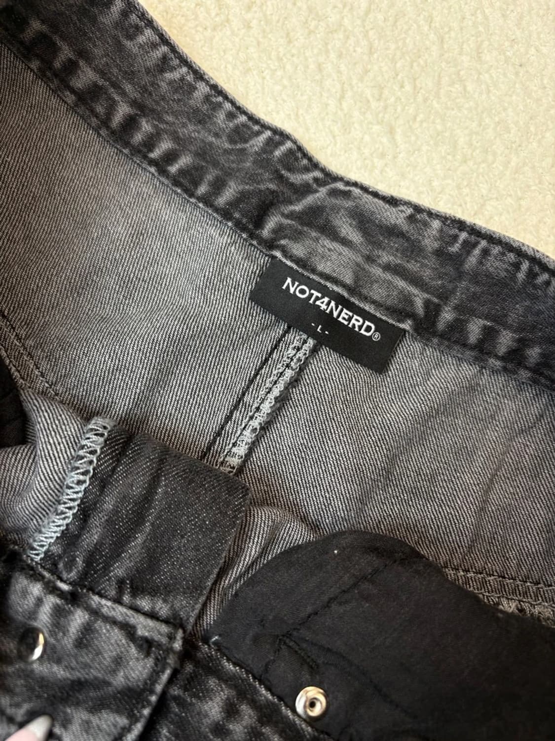 낫포너드 시그니처 테이퍼드핏 데님 팬츠 pn6158 상품이미지5