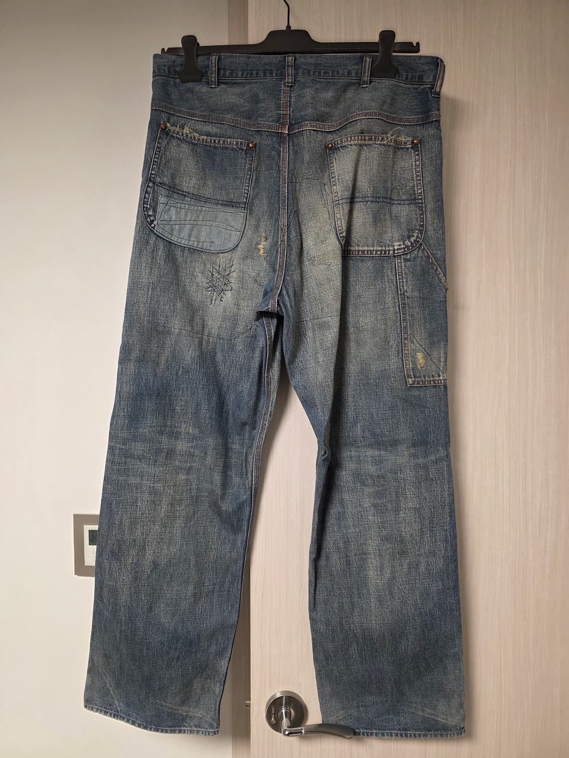 [M] Saint Mxxxxxx Painter Pants Blue 상품이미지2