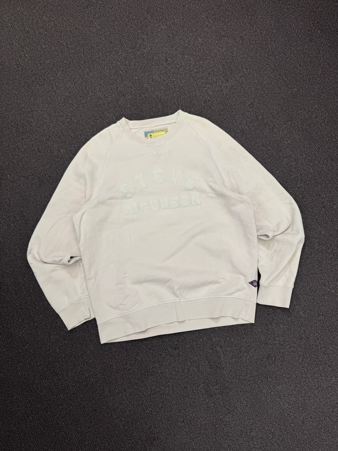 L)Barbour 스티브맥퀸 베이지 스웻셔츠(오염) 상품이미지2