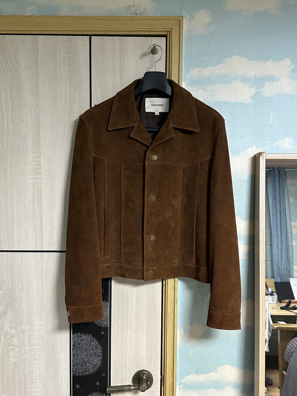 (L) 토니웩 스웨이드 웨스턴 트러커자켓 브라운 상품이미지2