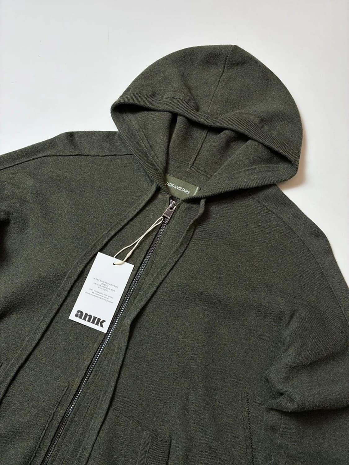 쟈딕앤볼테르 말리 타이거 자수 후드 니트 집업 PN8311 상품이미지5