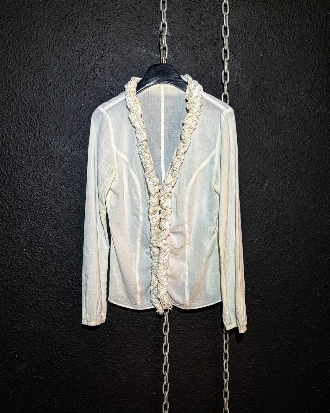 White Rope-Line Shirt 상품이미지1