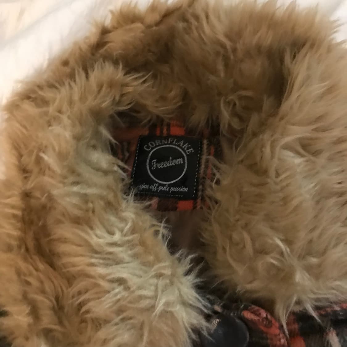 Cornflake 라떼갸루 모리걸 미소녀 퍼 케이프 판초 상품이미지3