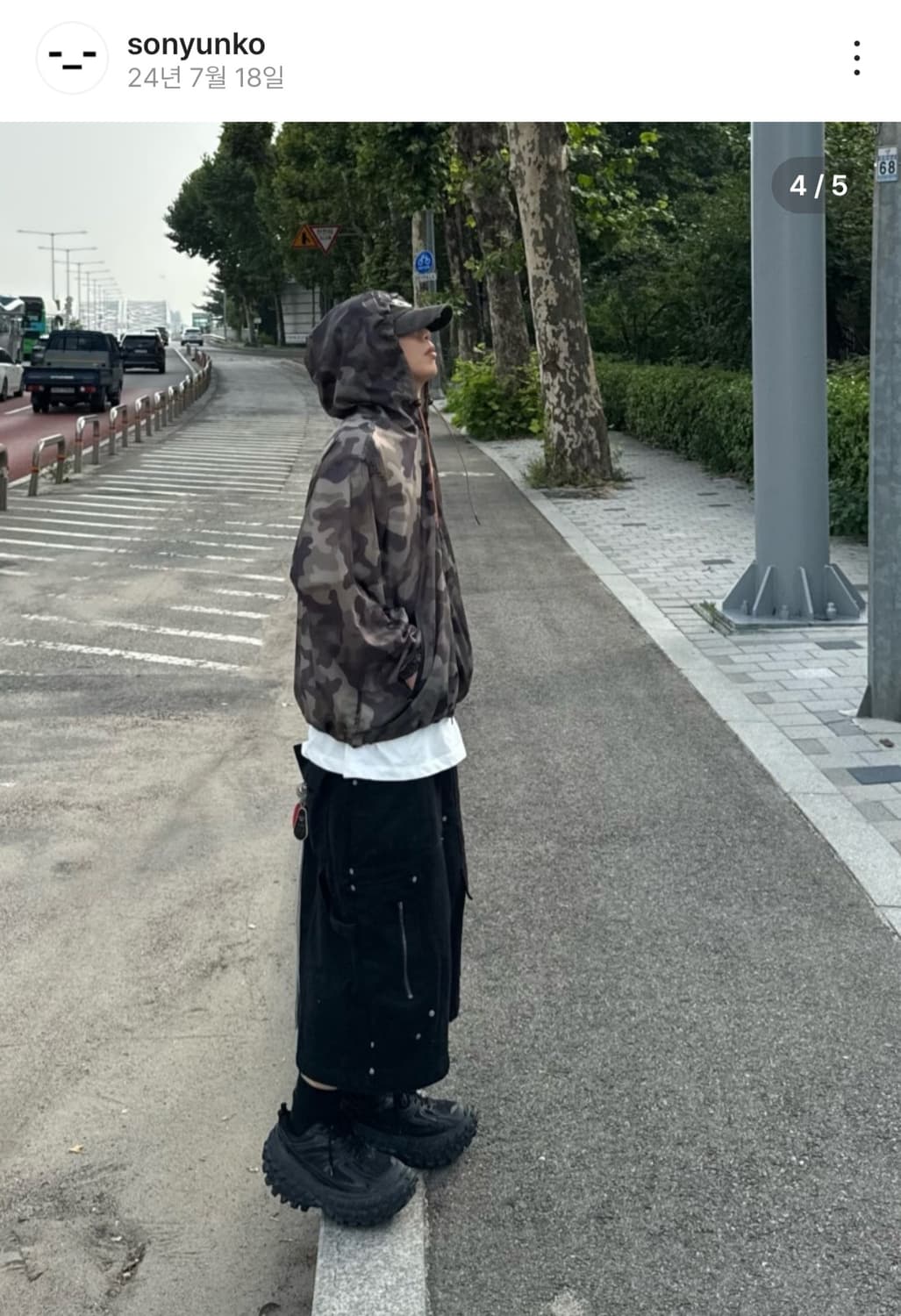 노쿨러스 나일론 쉘 자켓 카모 (OS) 상품이미지4