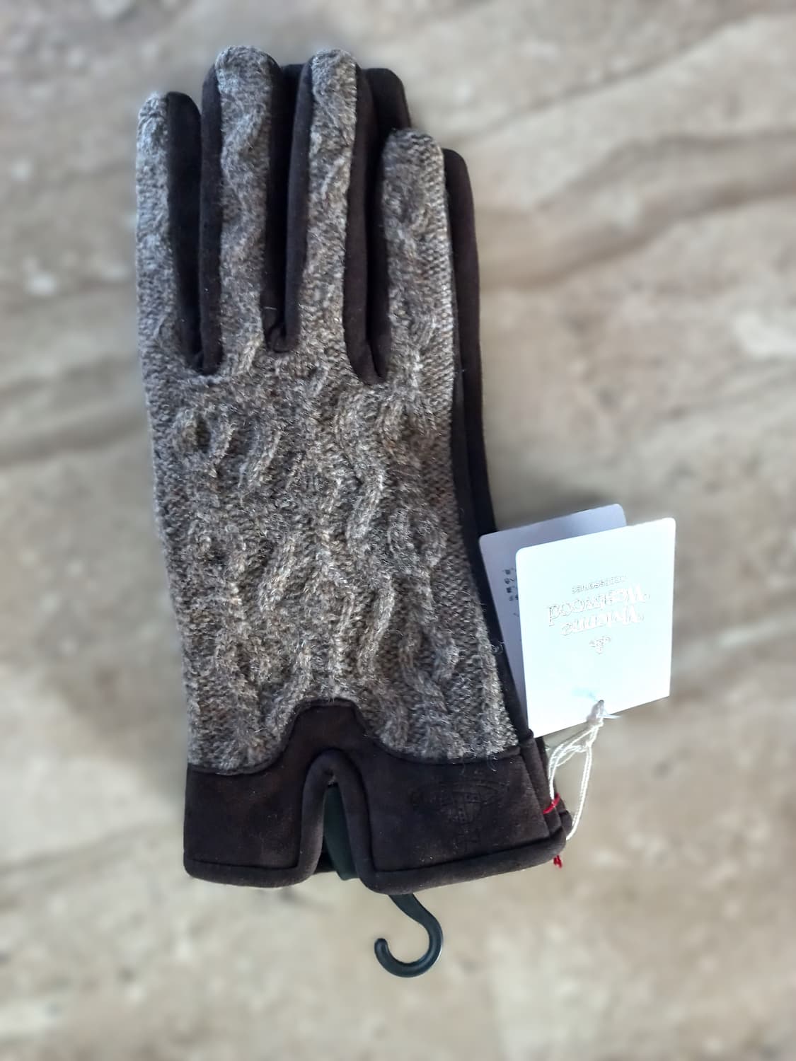 비비안웨스트우드 케이블 & 스웨이드 장갑 (새상품) 상품이미지8