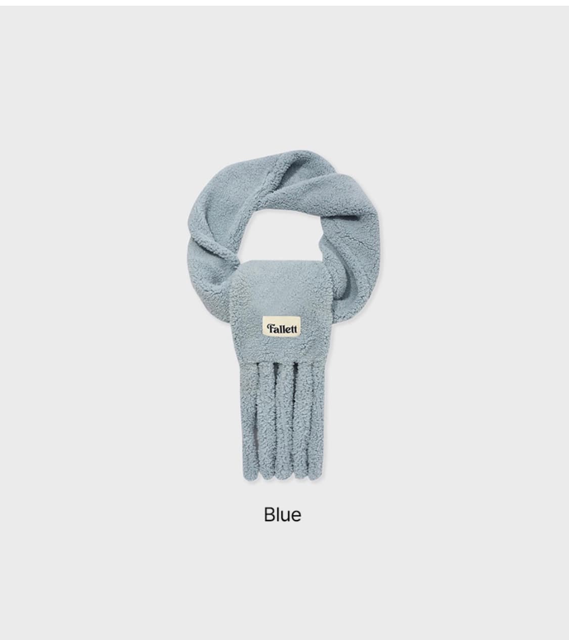 팔렛 부클레 머플러 블루 상품이미지2