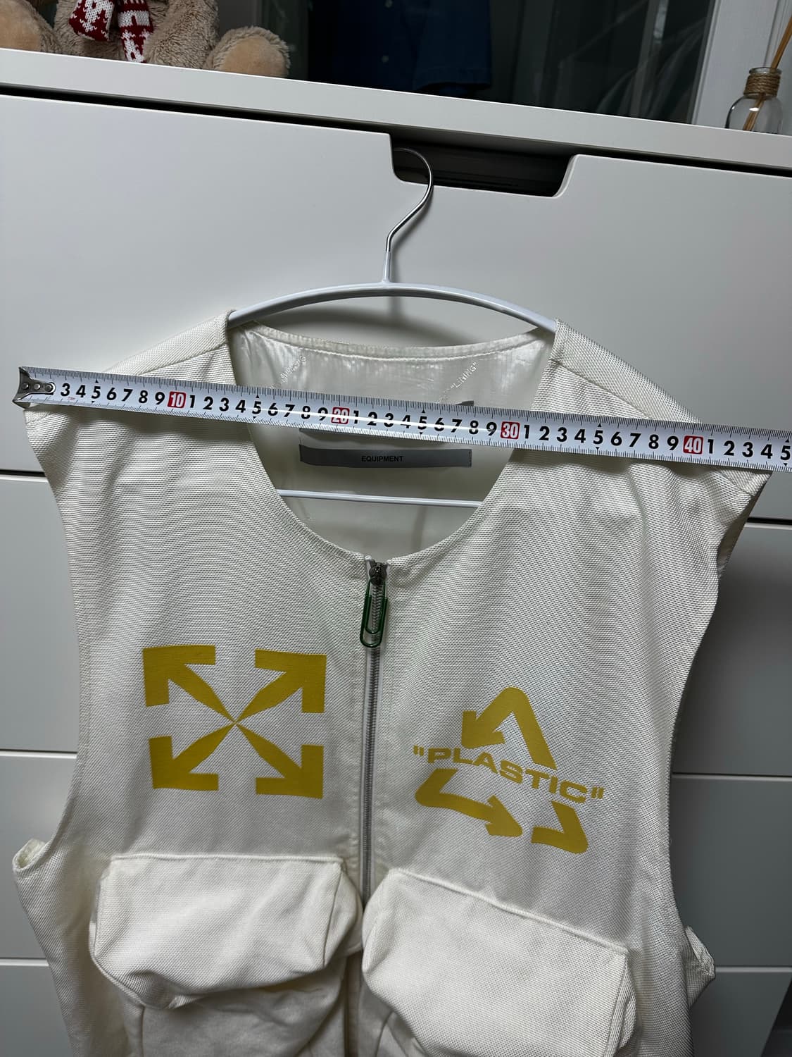 오프화이트 2013 초기 시즌 유틸리티 베스트 아이보리 정품 (버질 아블 상품이미지5