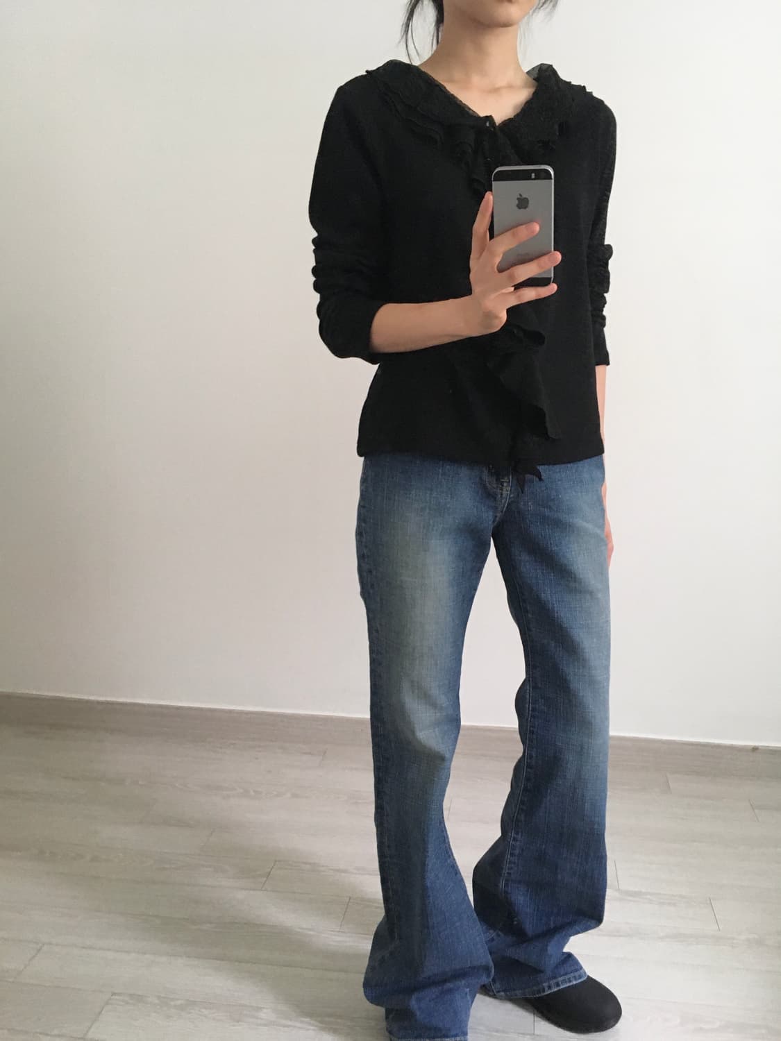 Vintage mid blue flare jeans 상품이미지4
