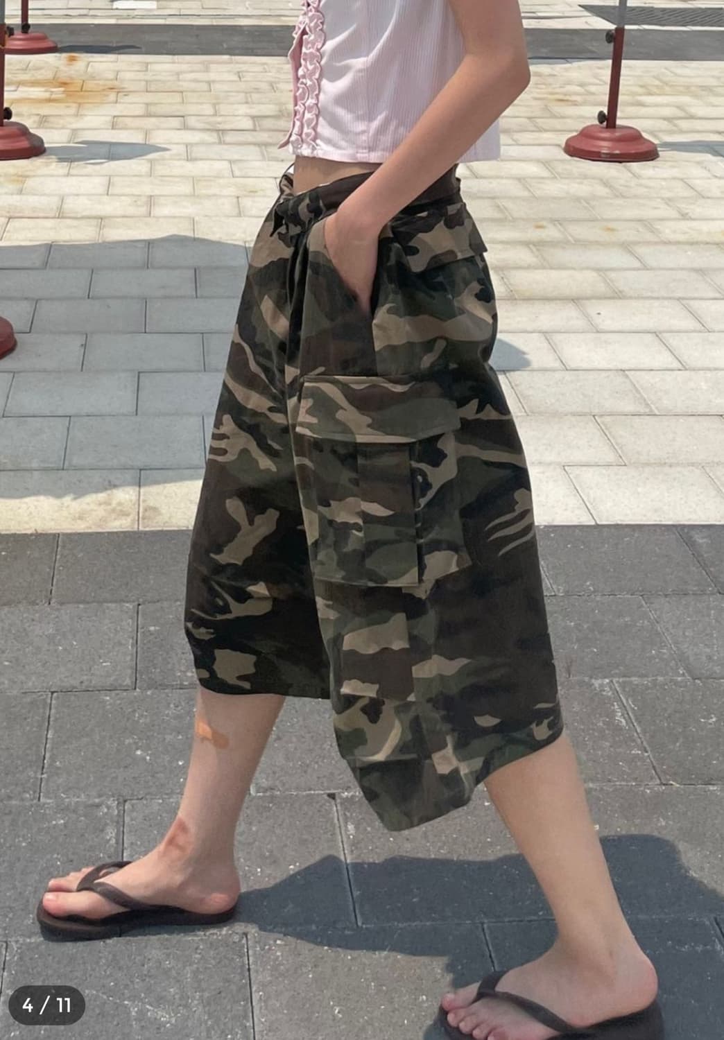 TLC Camo Bermuda Shorts 카모 버뮤다 반바지 상품이미지2