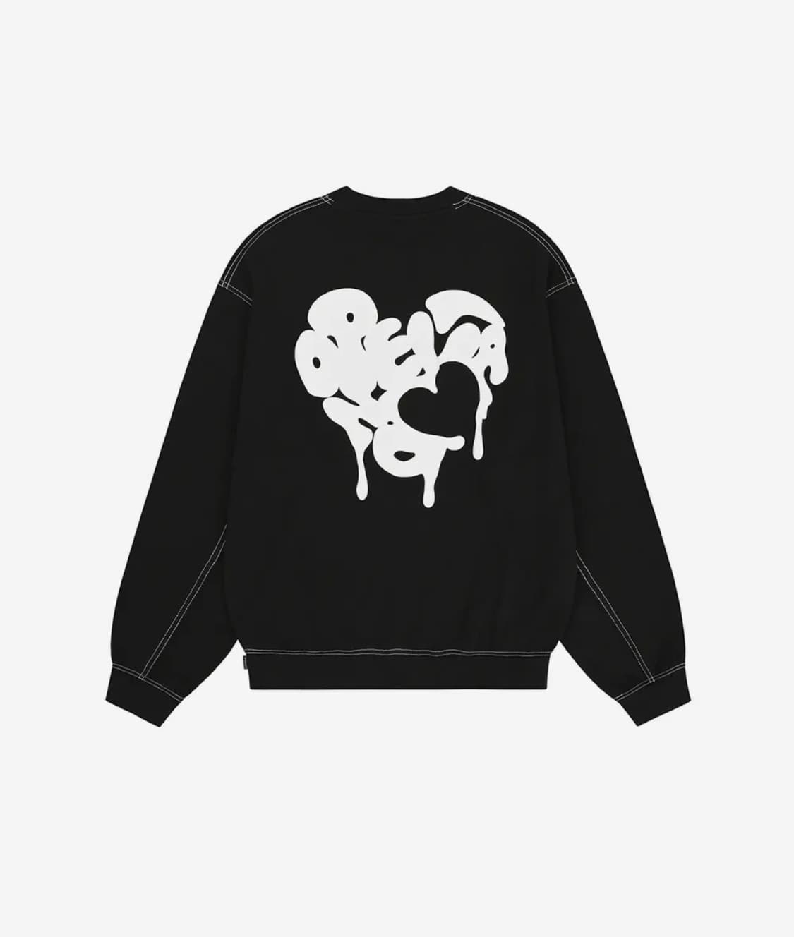 OY EMBOSS MELTING HEART MTM - BLACK 0사이즈 상품이미지1