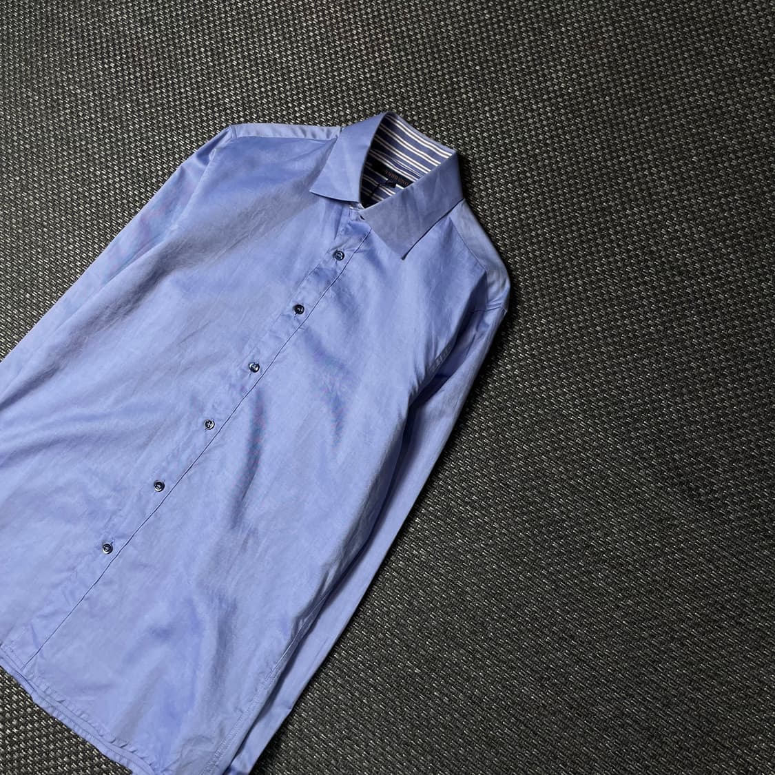 (새상품) 옴브루노 스카이블루 클래식 긴팔 셔츠 105 상품이미지4