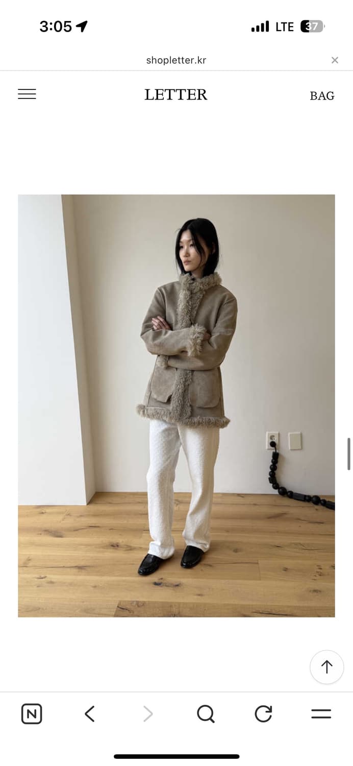 letter Diane shearling coat 샵레터 시어링코트 상품이미지1