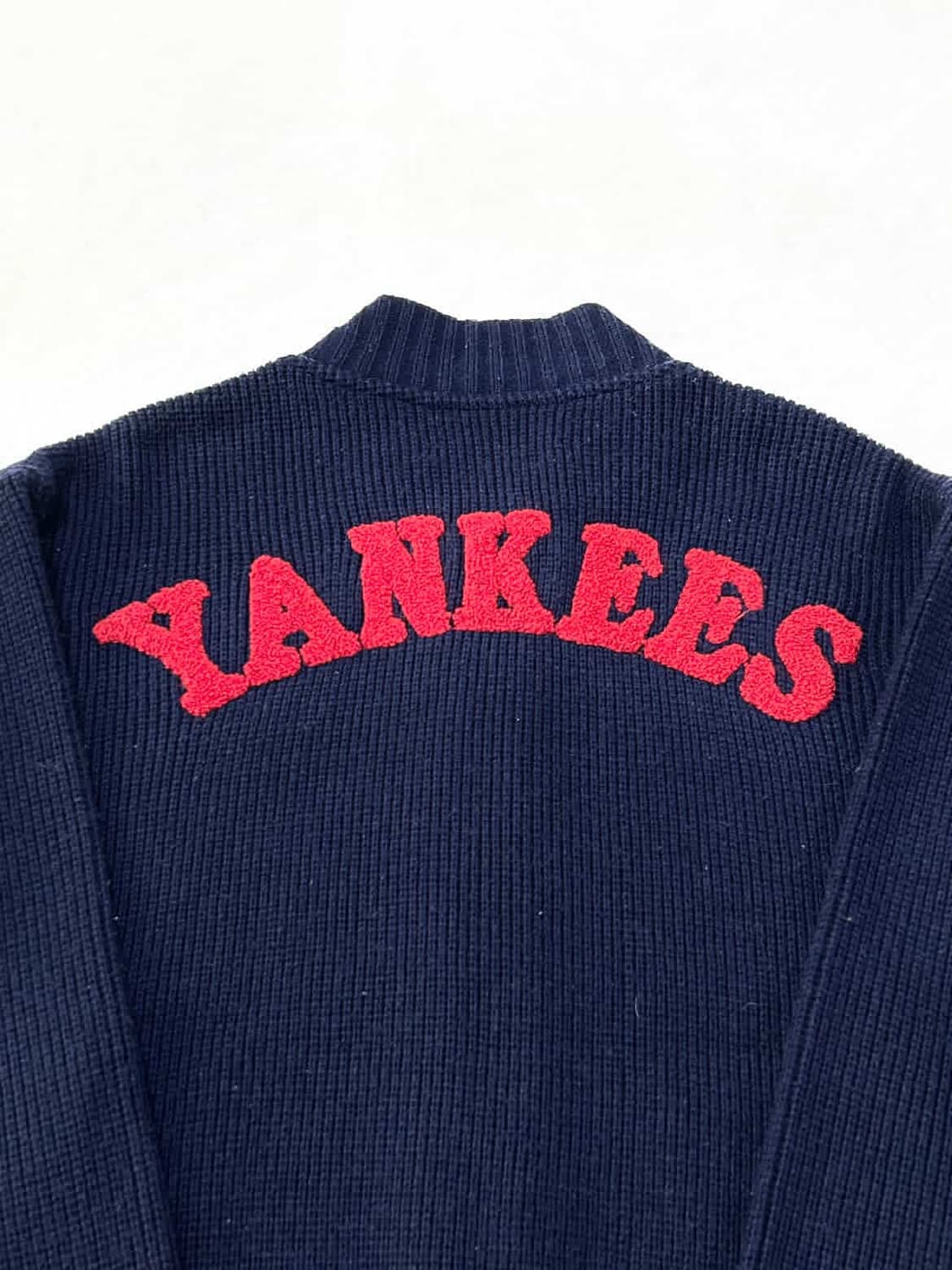 마제스틱 뉴욕양키스 빅로고 니트집업 상품이미지8