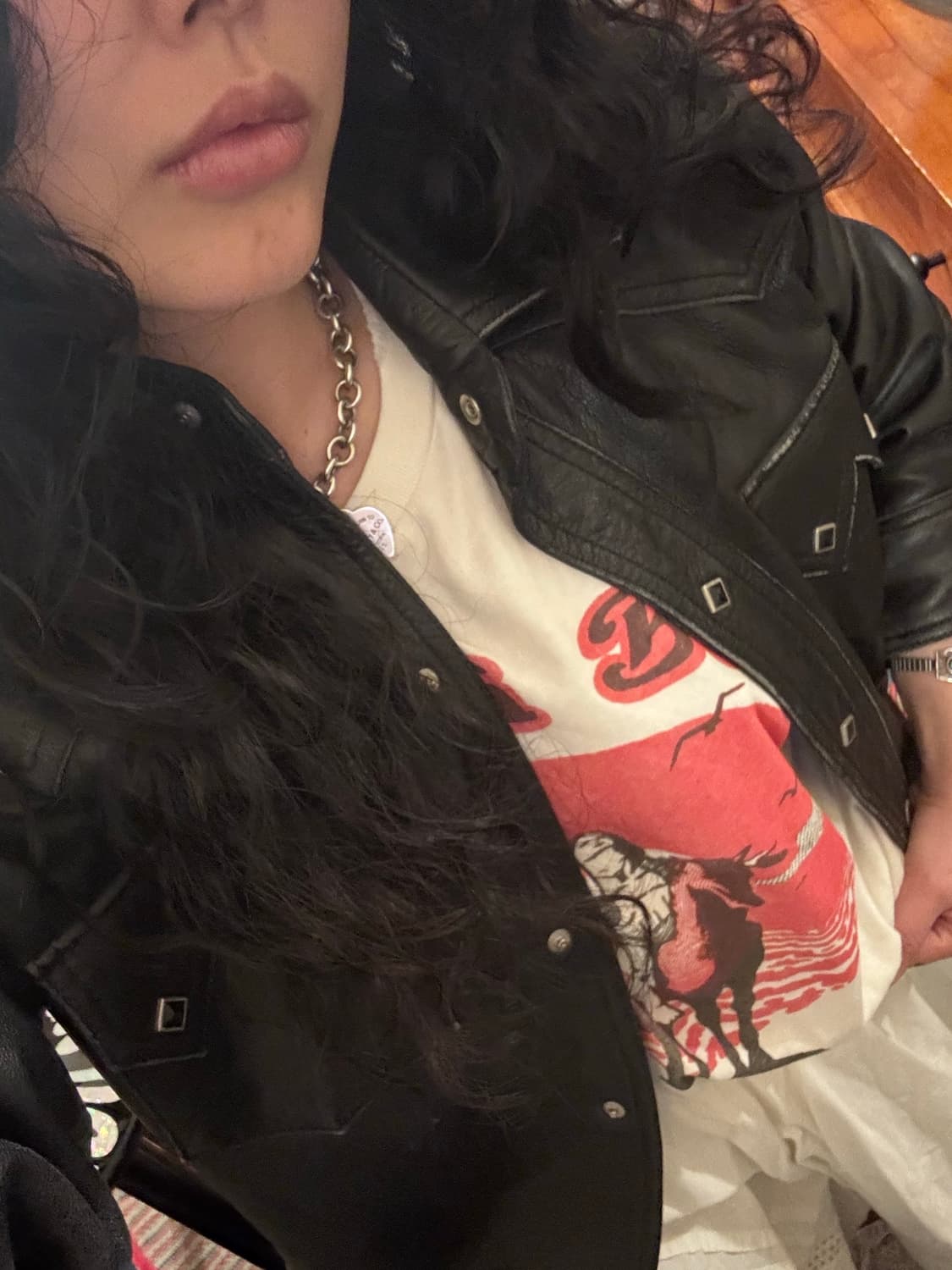 HbarC 레더 웨스턴 셔츠 자켓 상품이미지8