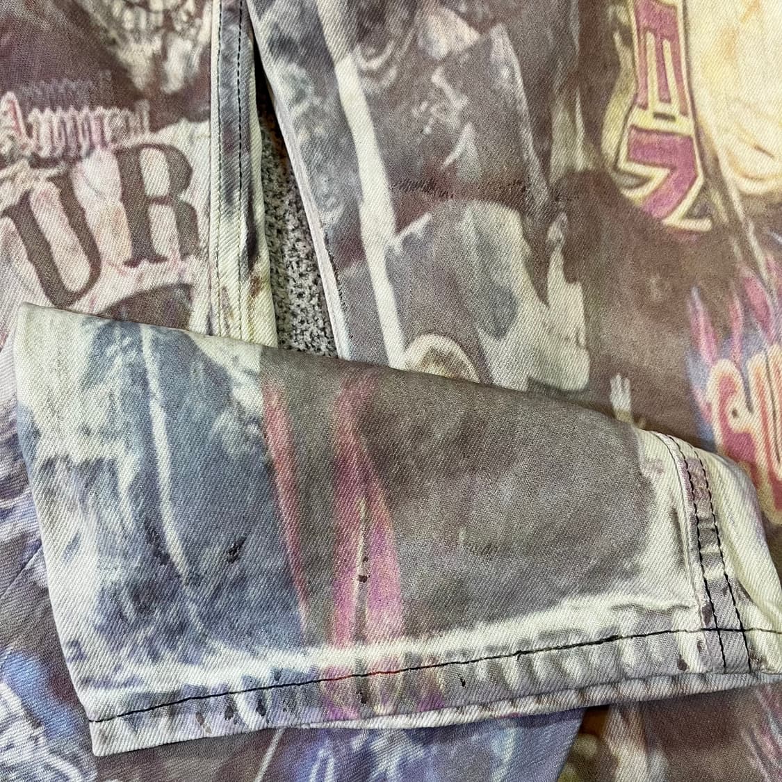 리바이스 501 리메이크 커스텀 프린팅 팬츠 상품이미지6